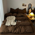 Dark Brown Shades Bedding Set
