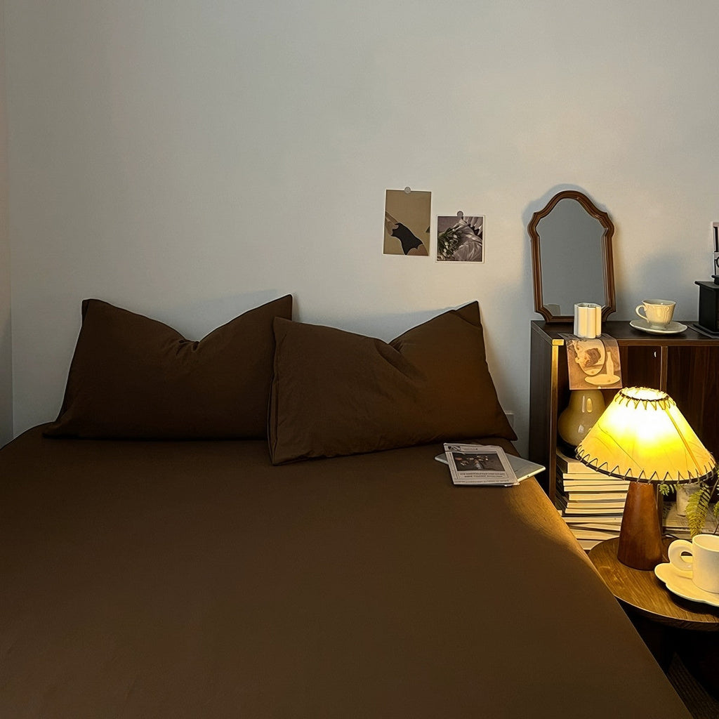 Dark Brown Shades Bedding Set